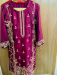 Bin Saed Kurti with Net embroidered orna